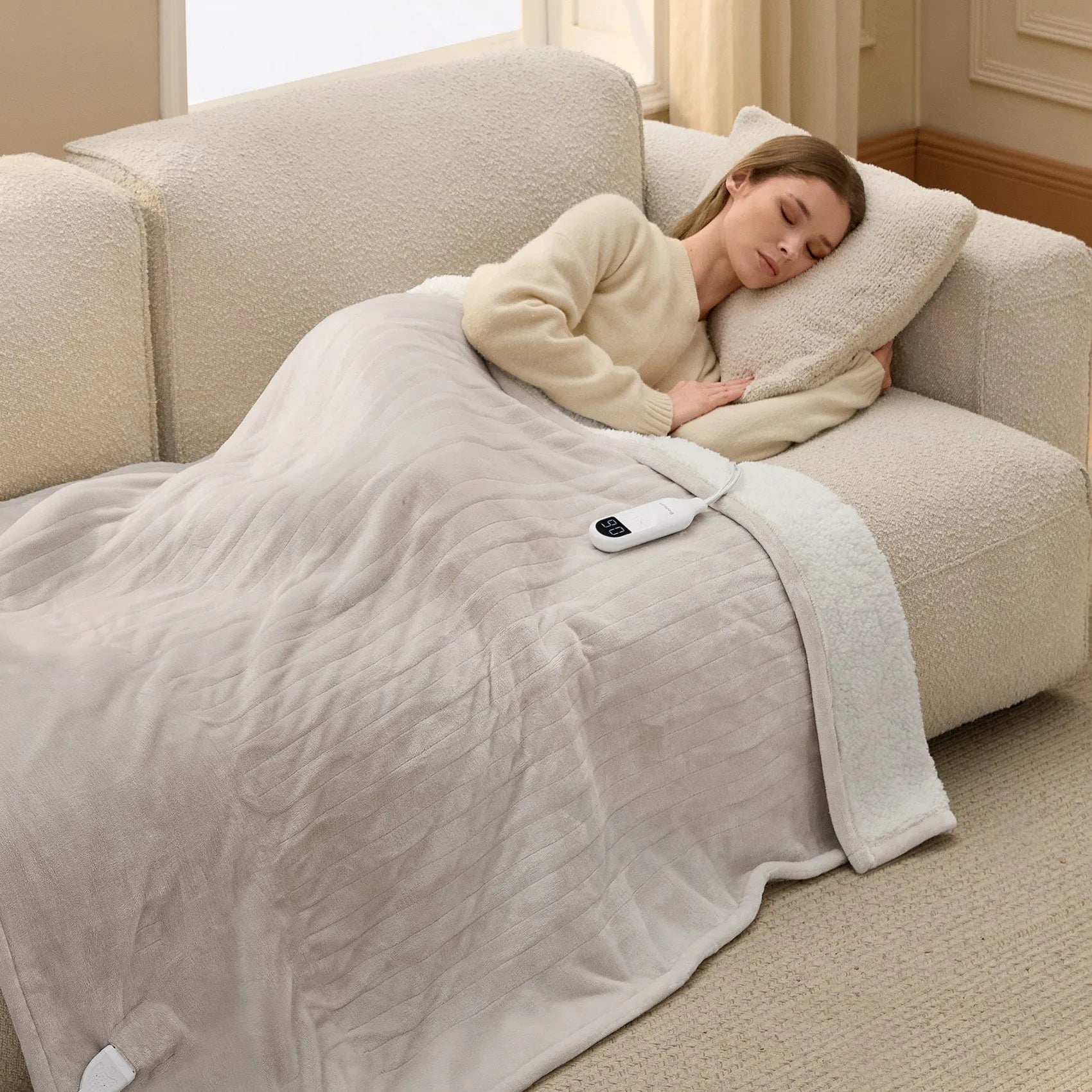 Heated Flannel Blanket