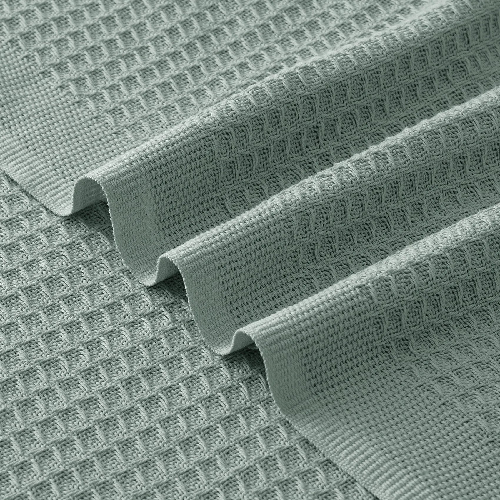 Cotton Waffle Weave Blanket