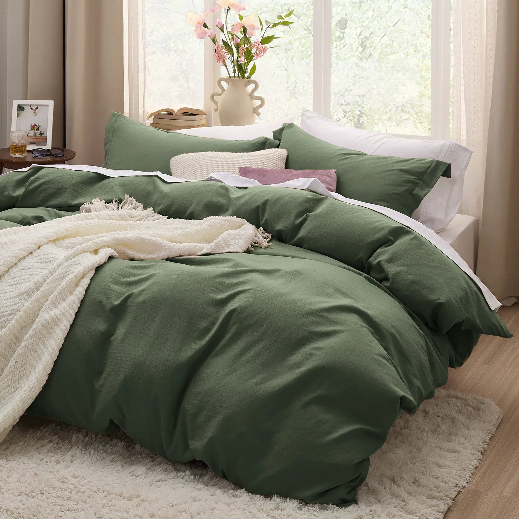 Ultra-Soft Hypoallergenic Microfiber Duvet Cover Set