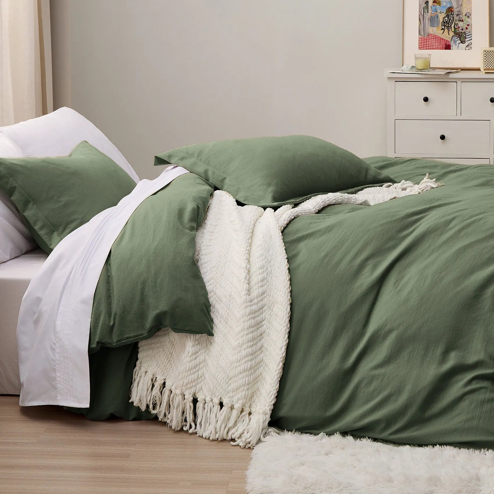 Ultra-Soft Hypoallergenic Microfiber Duvet Cover Set