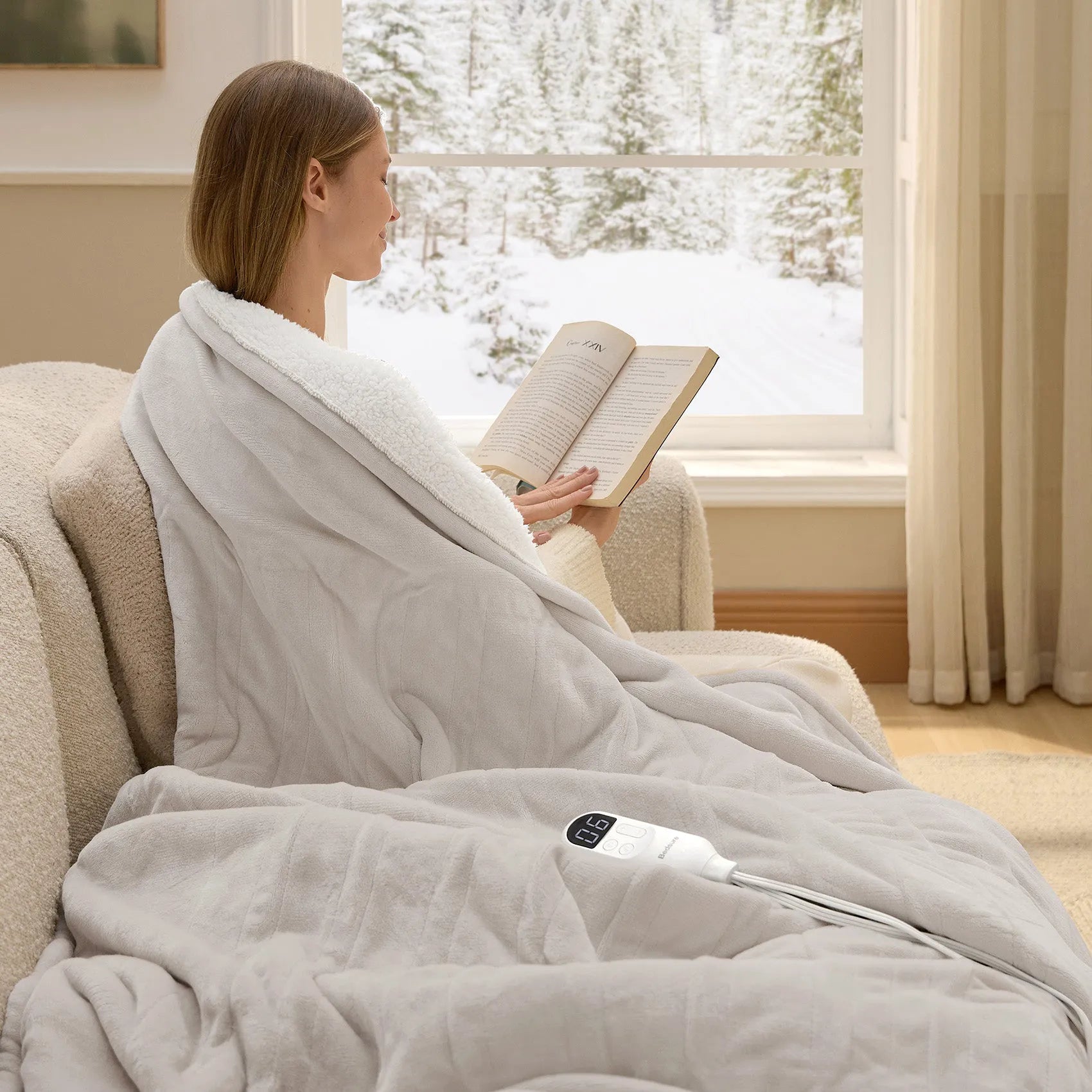 Heated Flannel Blanket