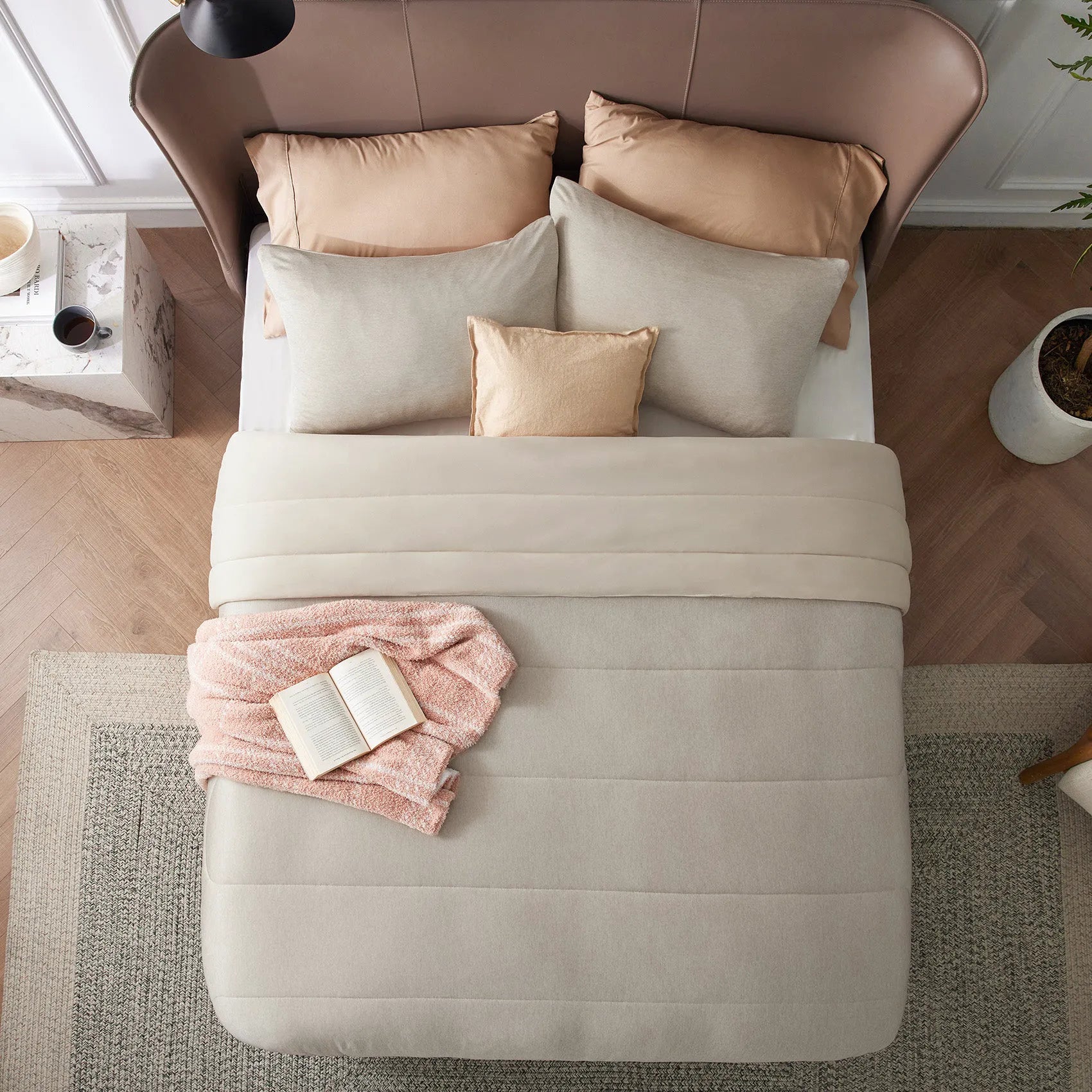 Reversible Warm & Cooling Comforter Set