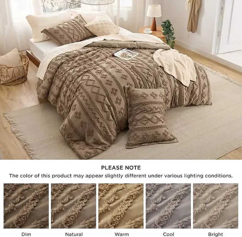 Boho Deluxe Embroidered Comforter Set
