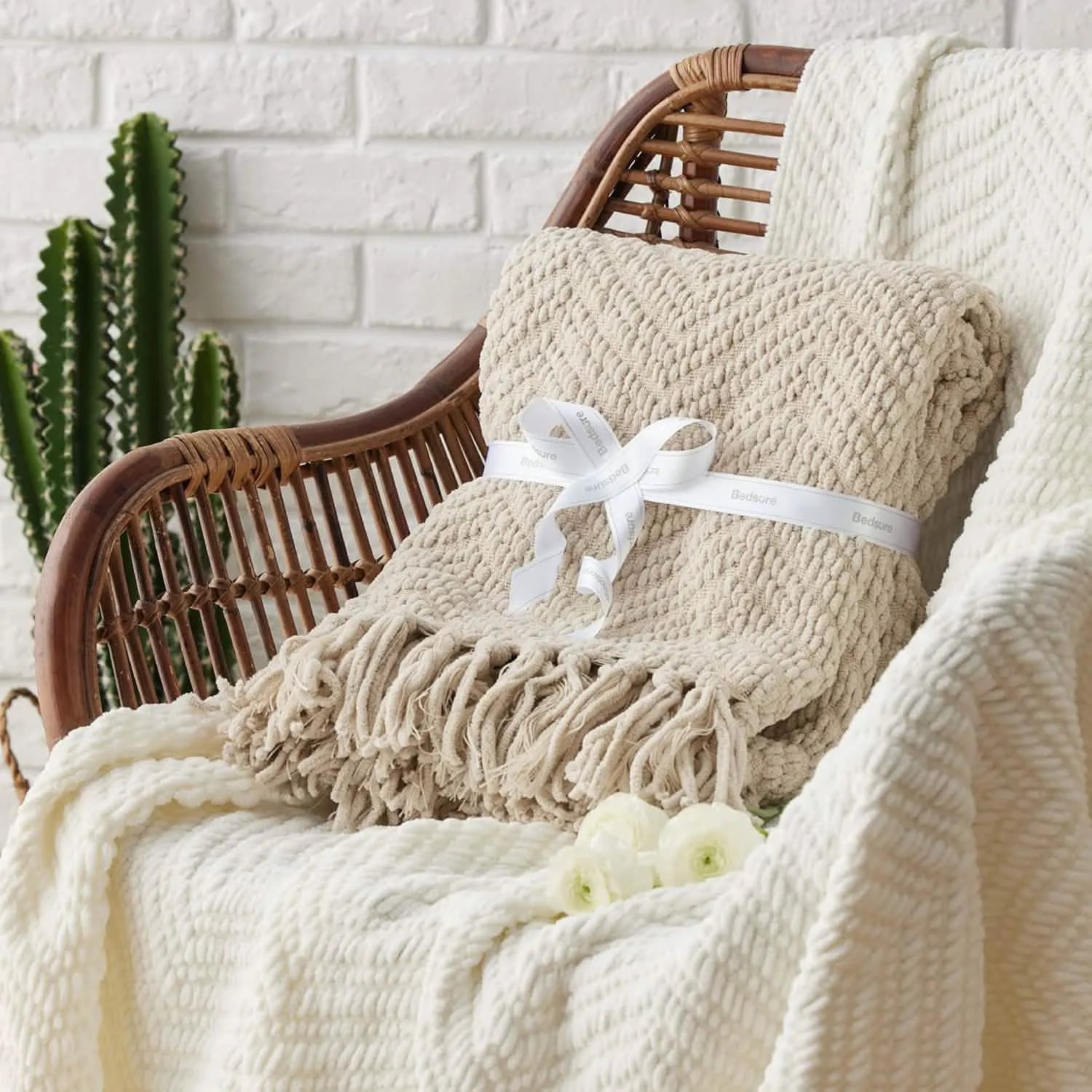 Multi-Purpose Knit Chenille Blanket