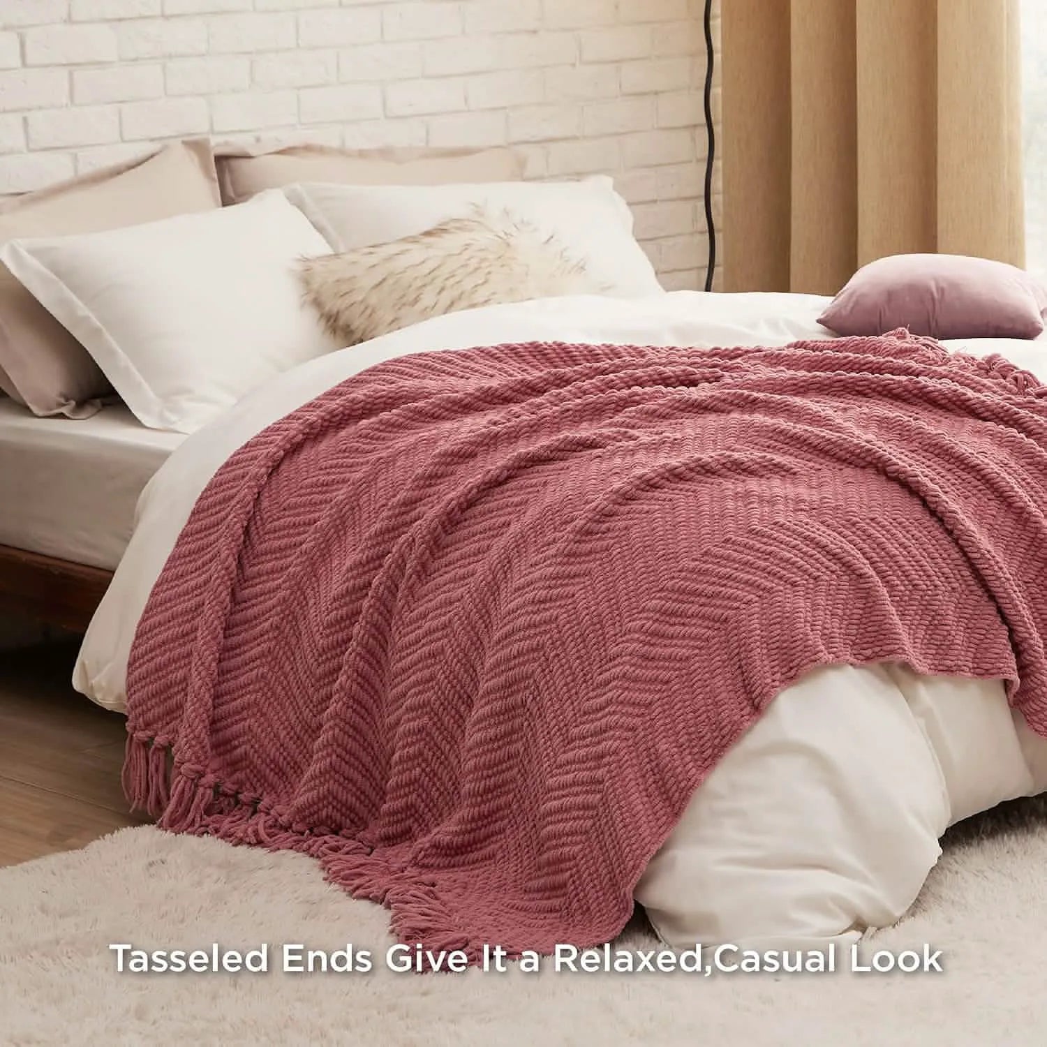 Multi-Purpose Knit Chenille Blanket