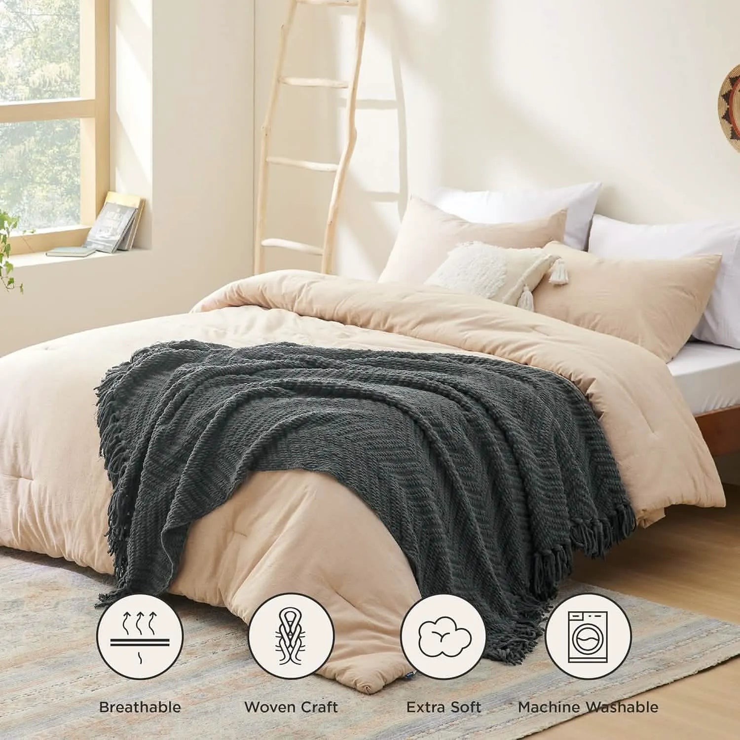 Multi-Purpose Knit Chenille Blanket