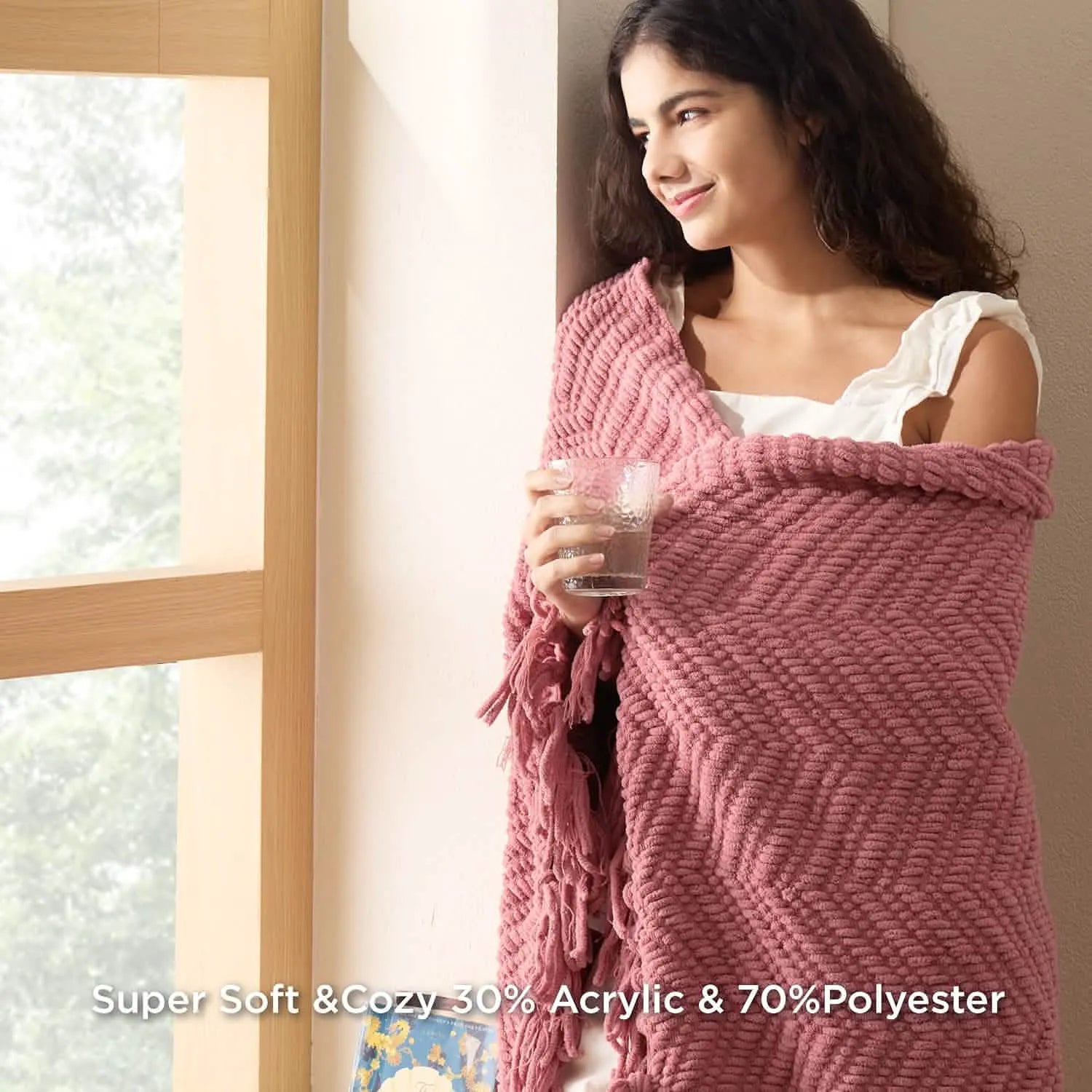 Multi-Purpose Knit Chenille Blanket