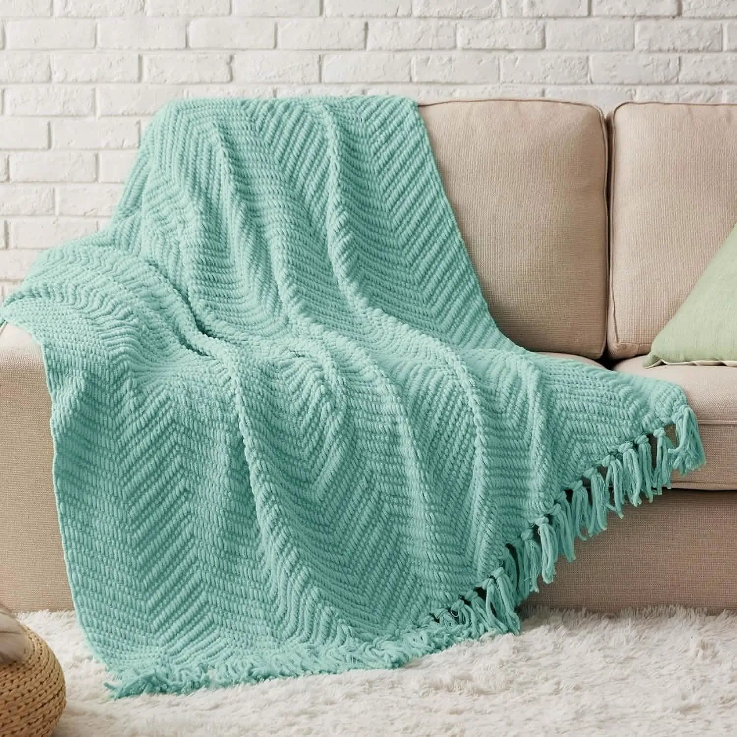 Multi-Purpose Knit Chenille Blanket
