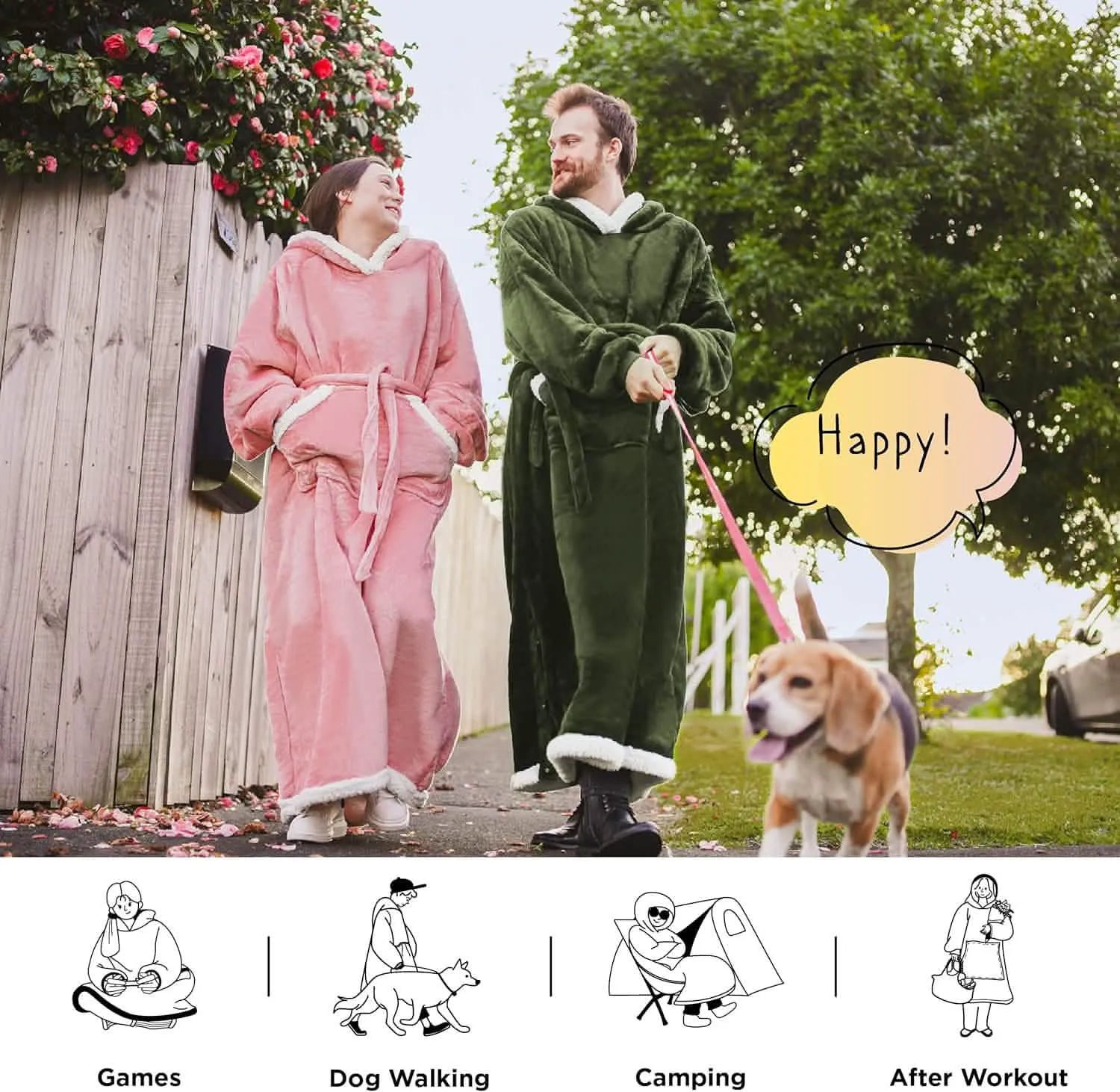 Sherpa Fleece Blanket Hoodie