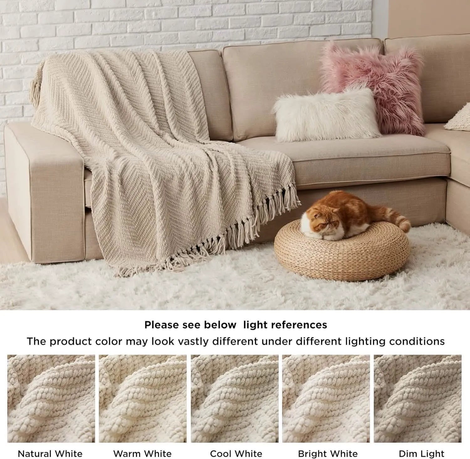 Multi-Purpose Knit Chenille Blanket