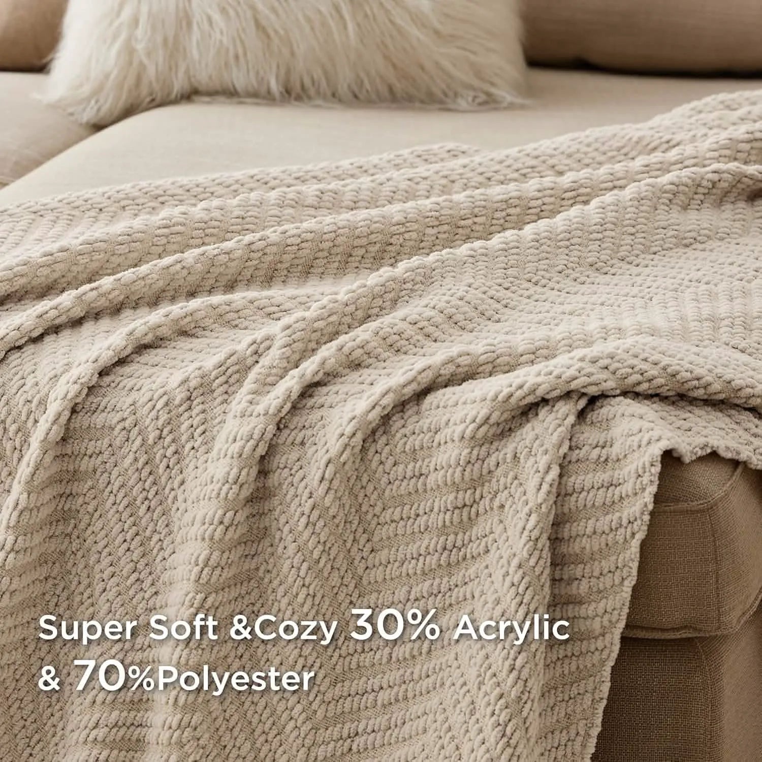Multi-Purpose Knit Chenille Blanket