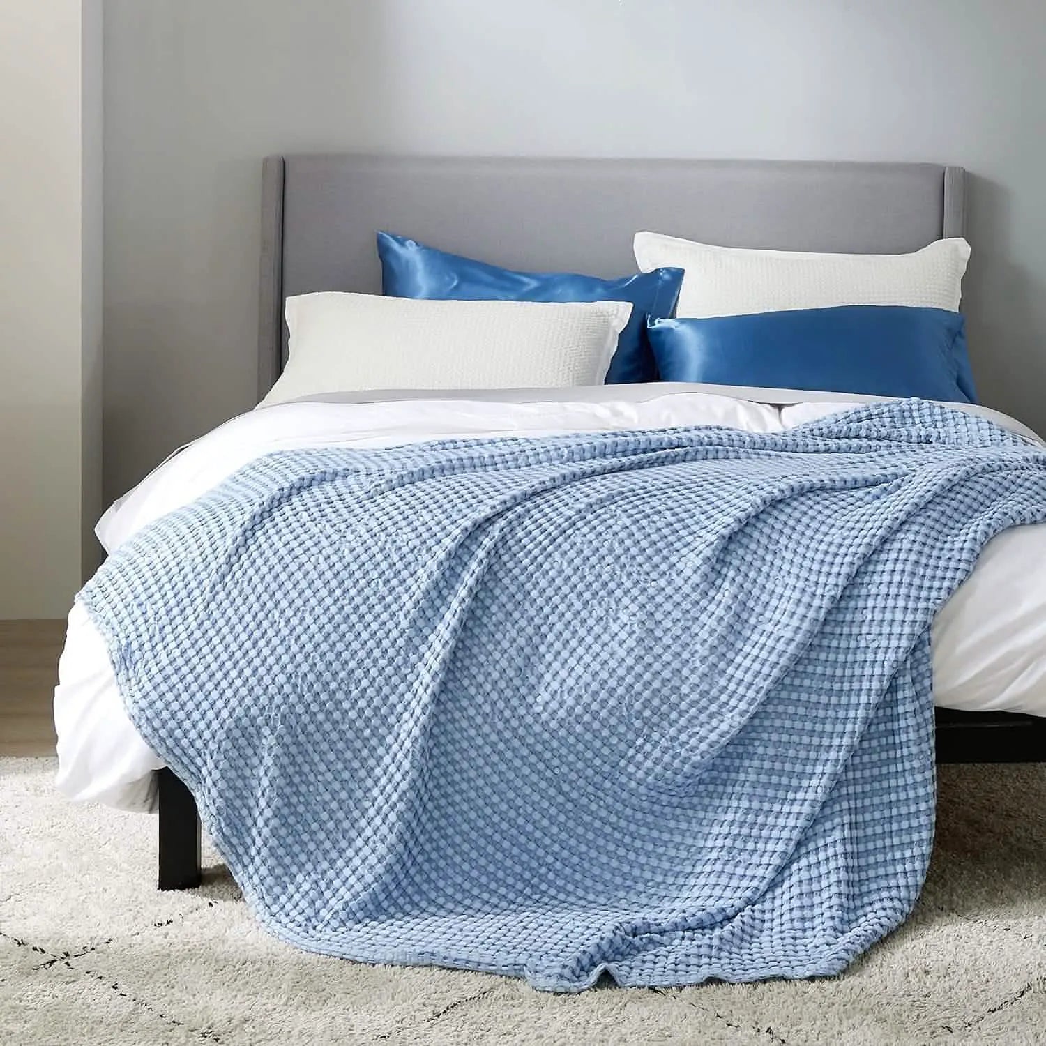 Bamboo Rayon Waffle Blanket