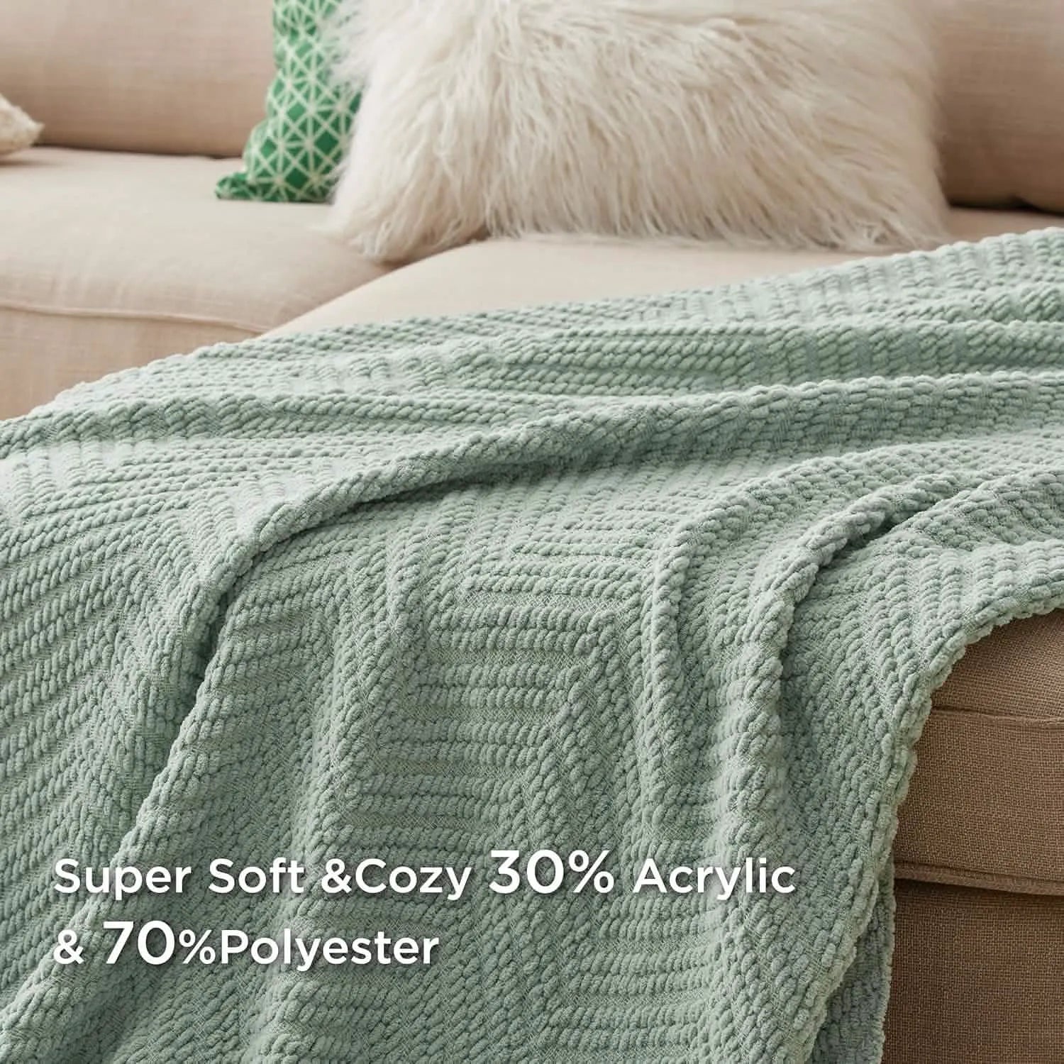 Multi-Purpose Knit Chenille Blanket