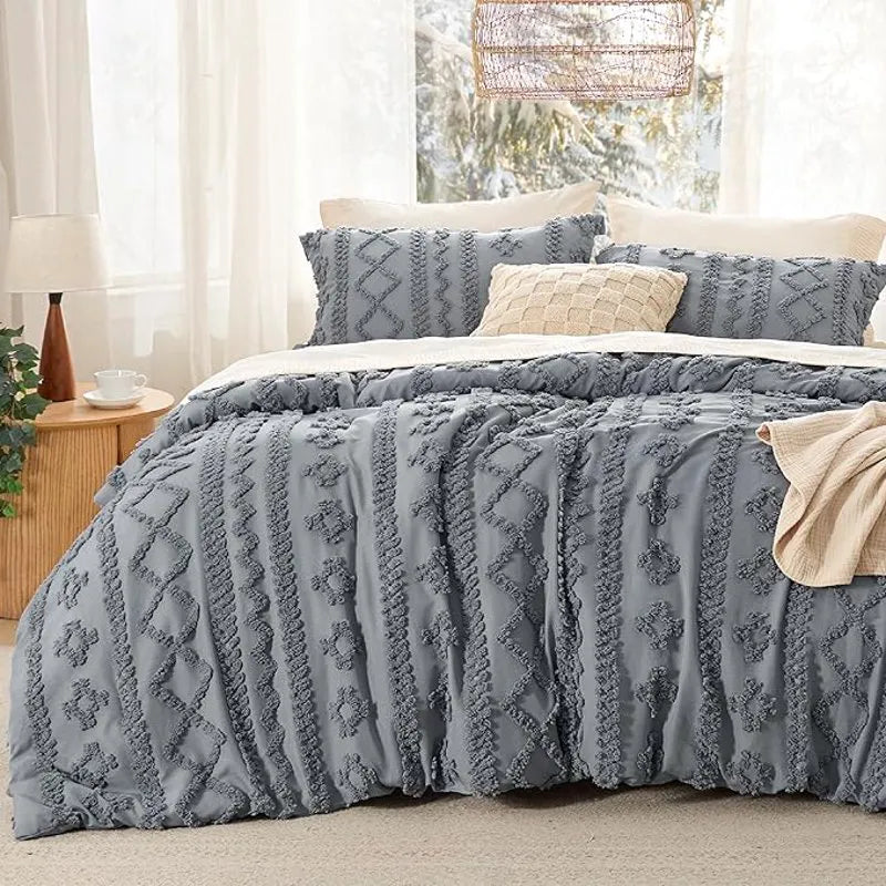 Boho Deluxe Embroidered Comforter Set