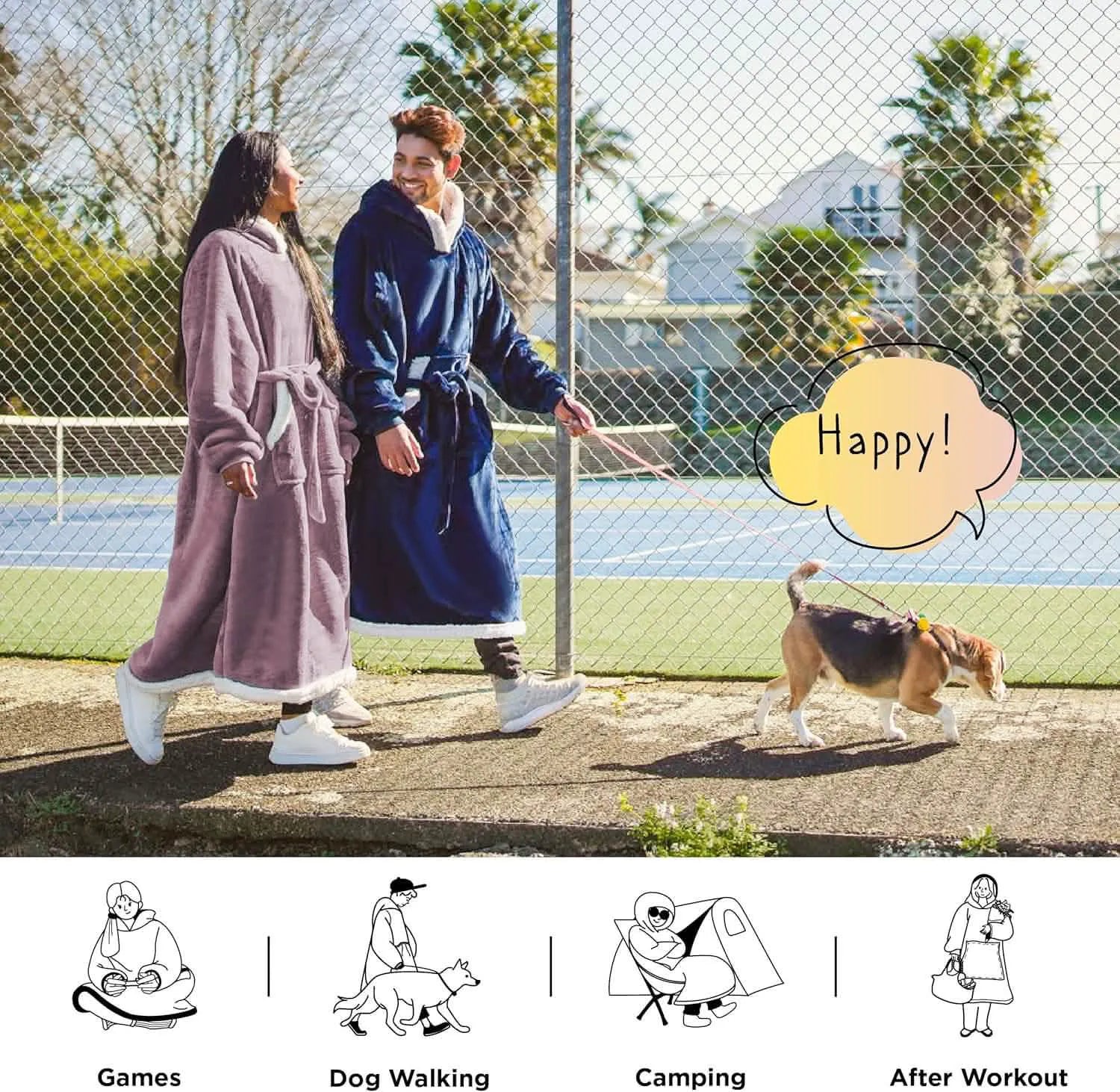 Sherpa Fleece Blanket Hoodie