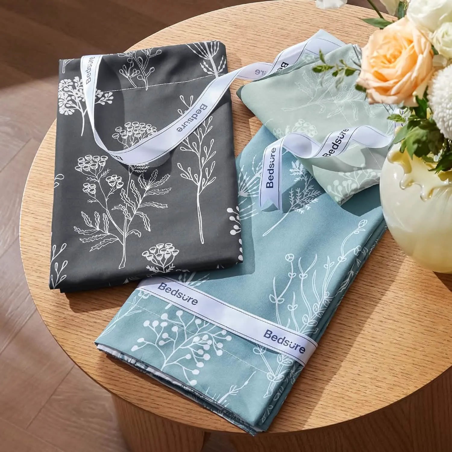 Reversible Floral Comforter Set