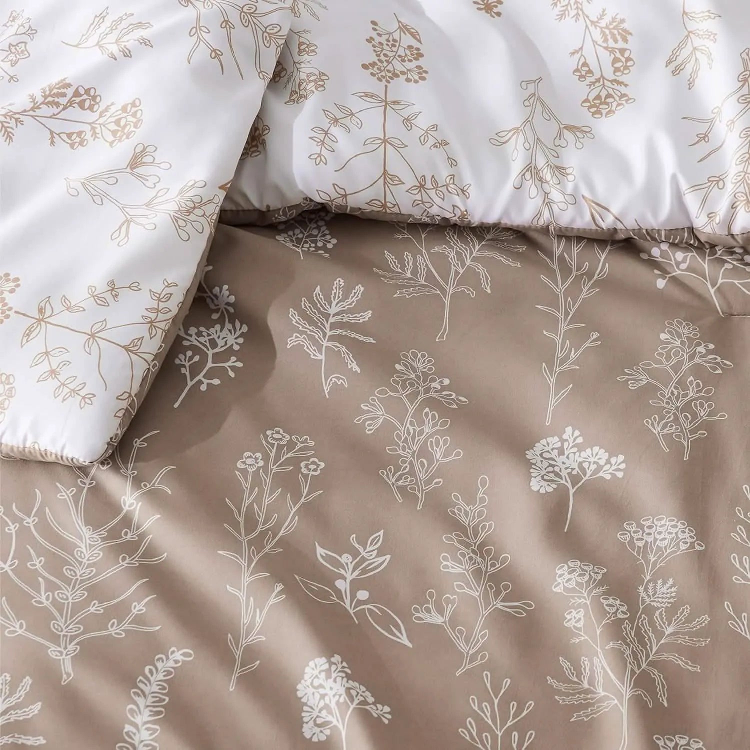 Reversible Floral Comforter Set