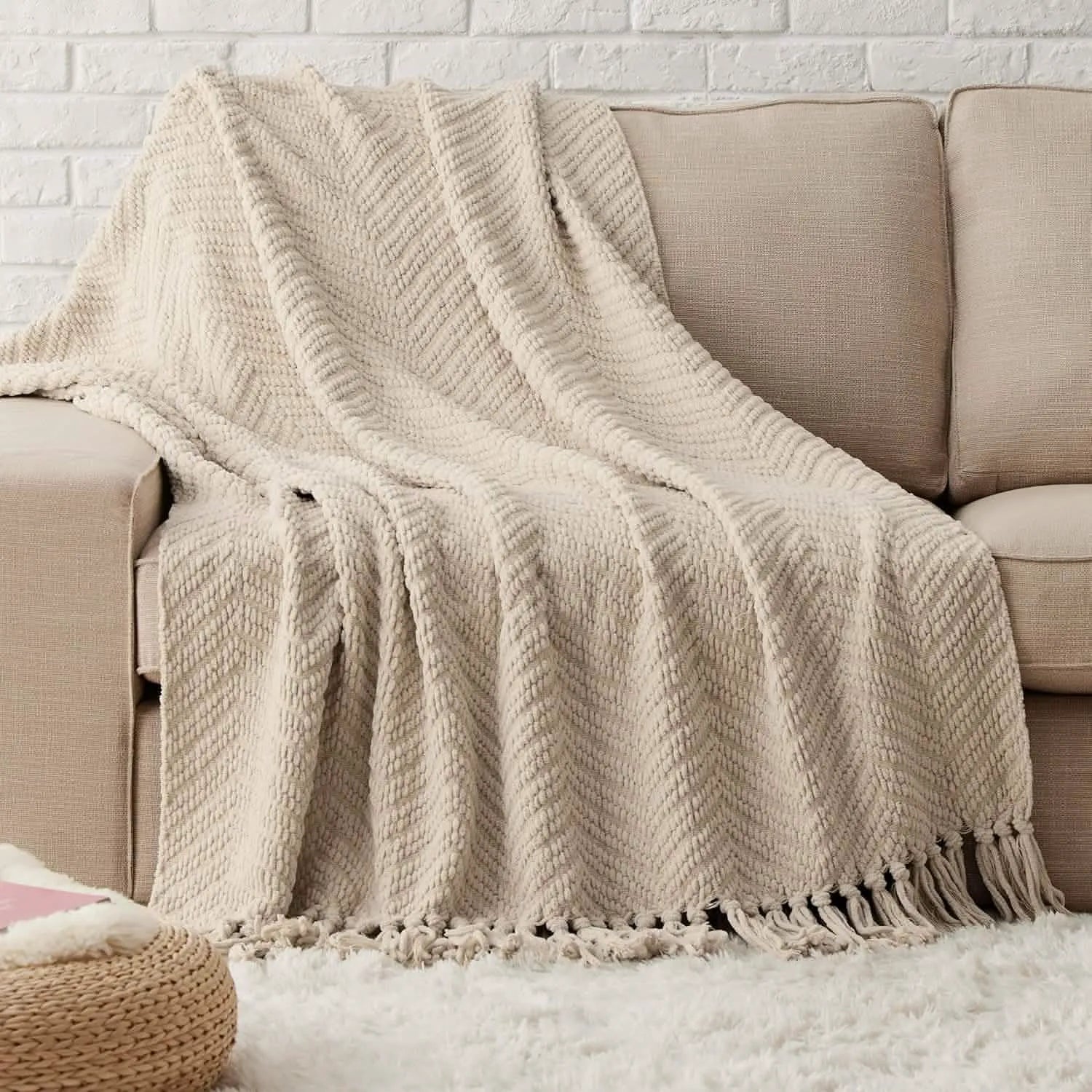 Multi-Purpose Knit Chenille Blanket