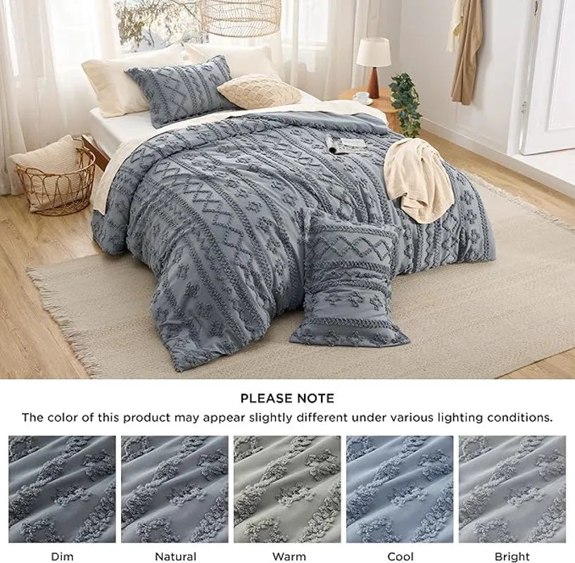 Boho Deluxe Embroidered Comforter Set