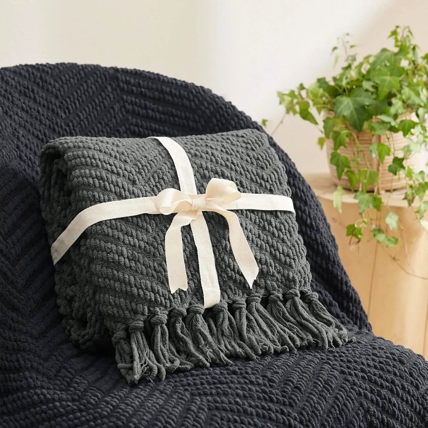 Multi-Purpose Knit Chenille Blanket
