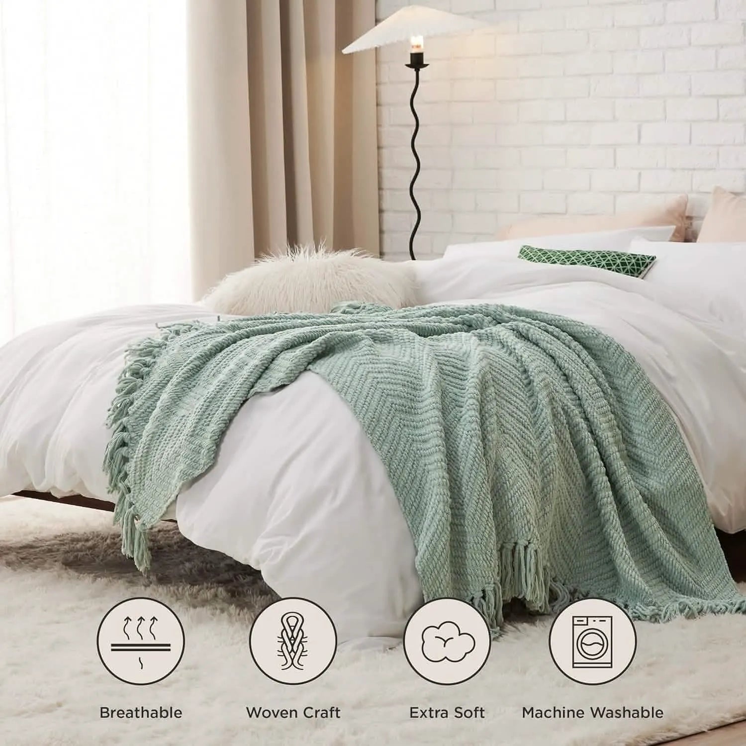 Multi-Purpose Knit Chenille Blanket