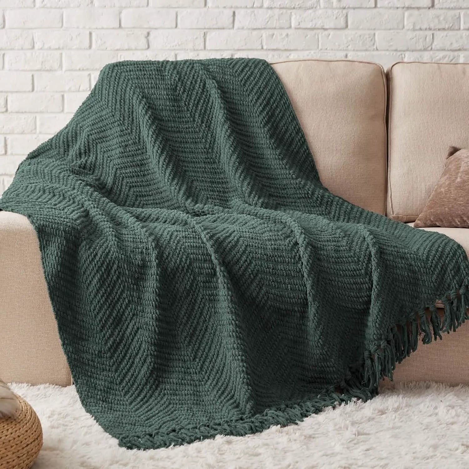 Multi-Purpose Knit Chenille Blanket