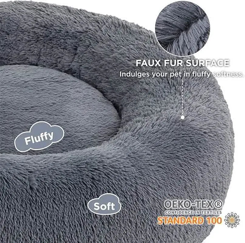 Calming Donut Bed for Pets