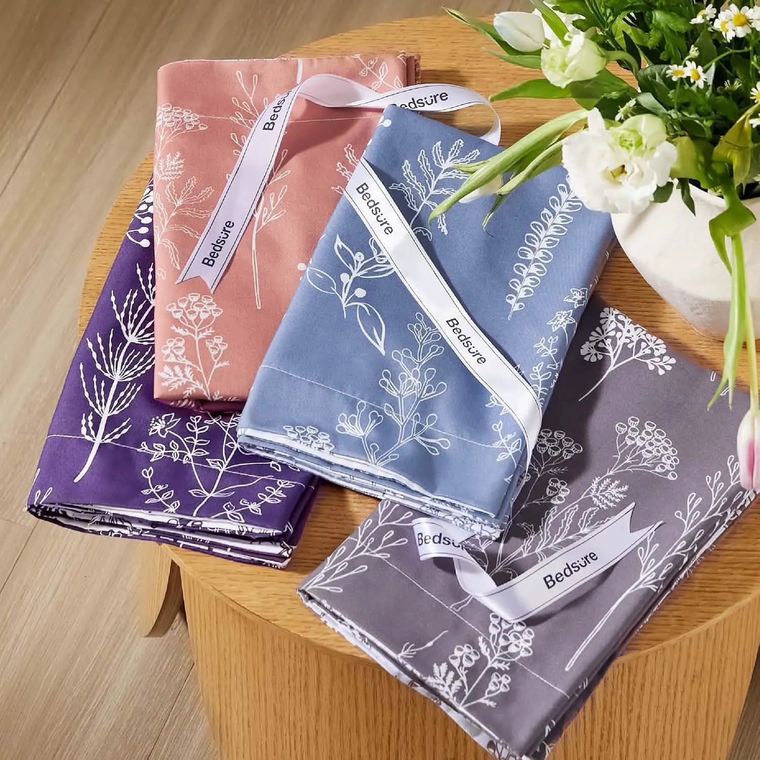 Reversible Floral Comforter Set