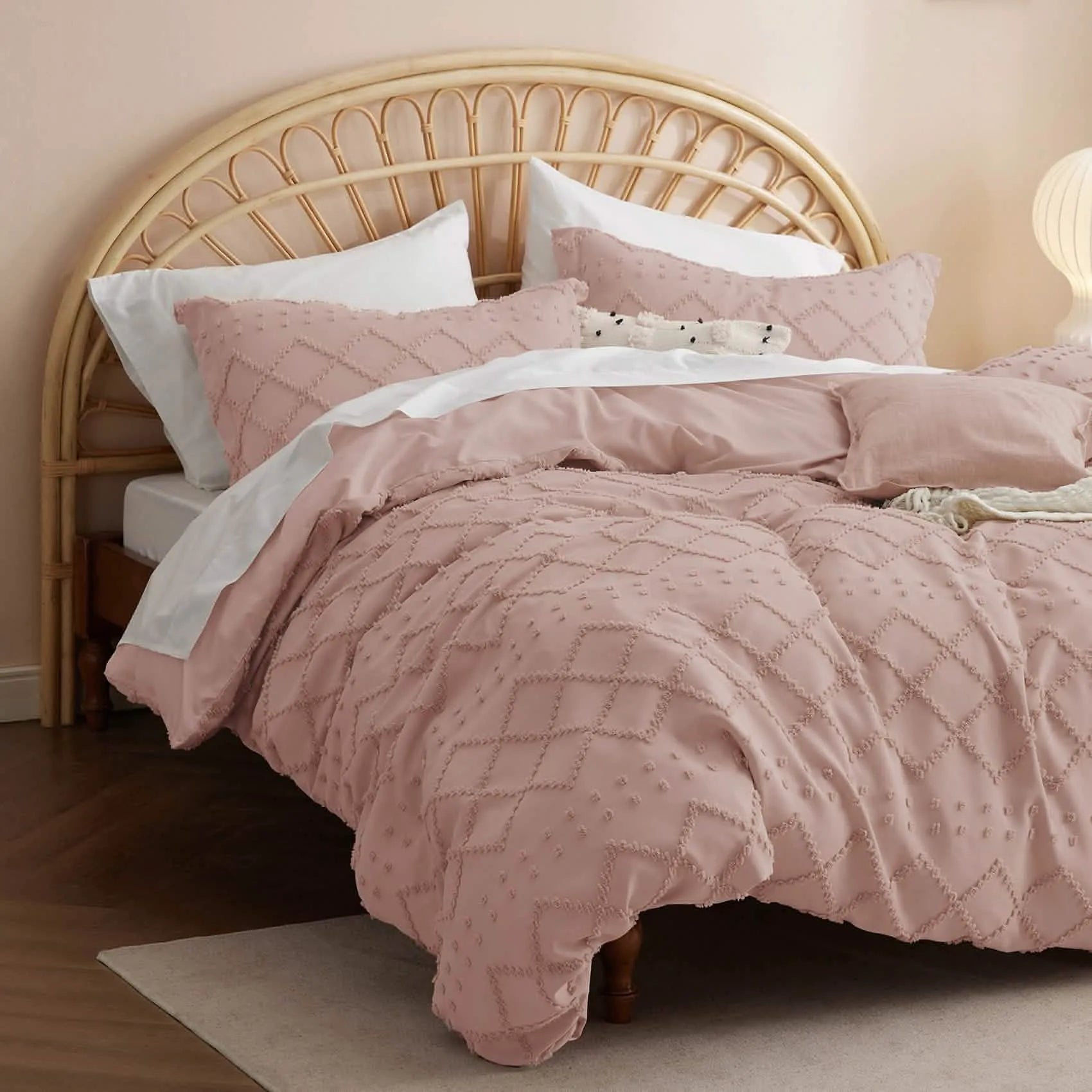 Boho Embroidery Duvet Cover Set
