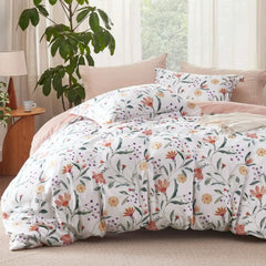 Reversible Light Duvet Cover Set