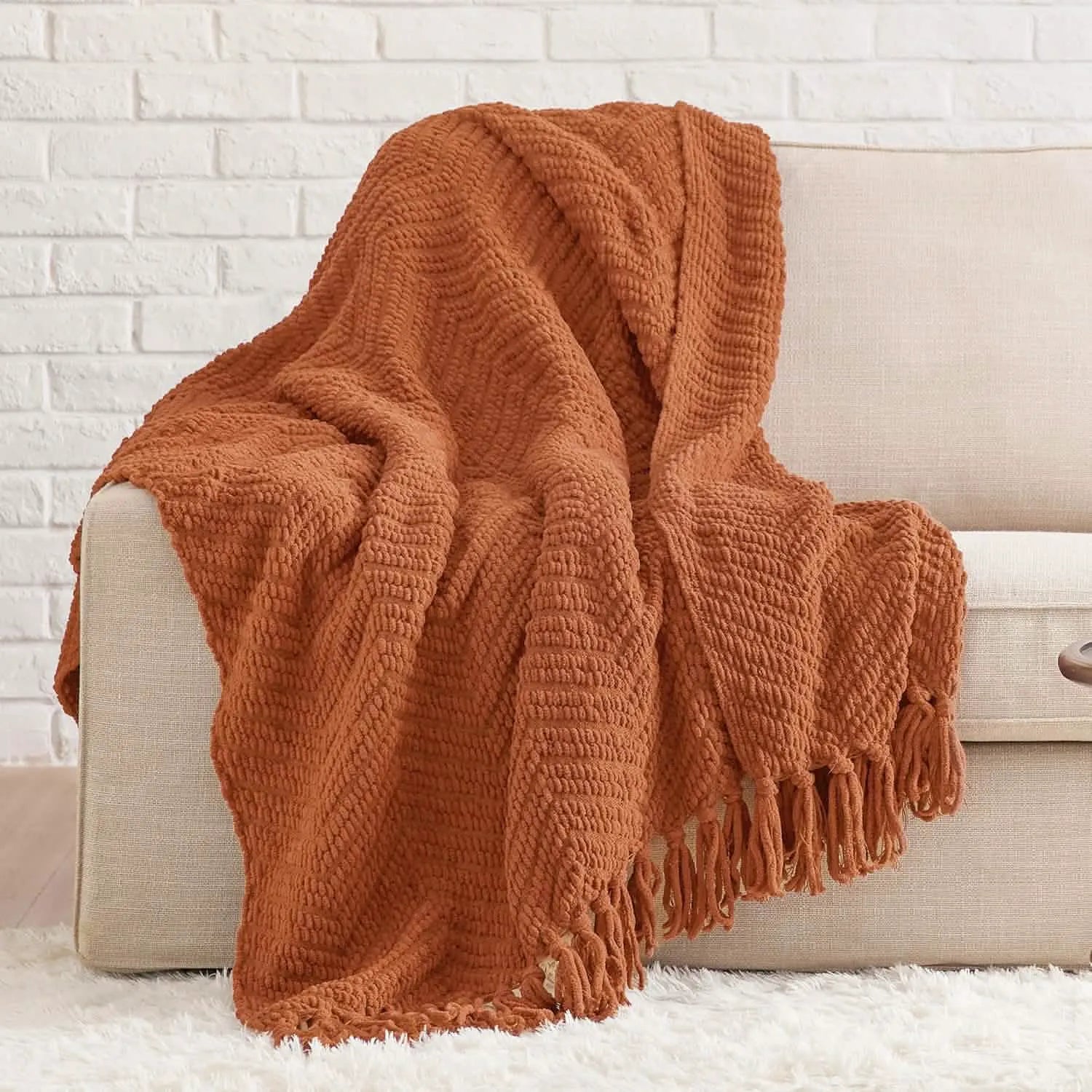 Multi-Purpose Knit Chenille Blanket