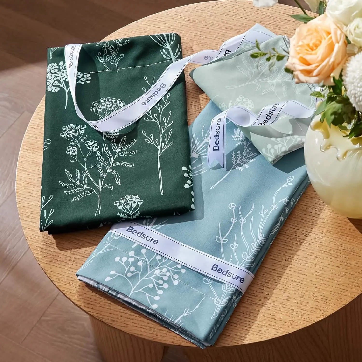 Reversible Floral Comforter Set