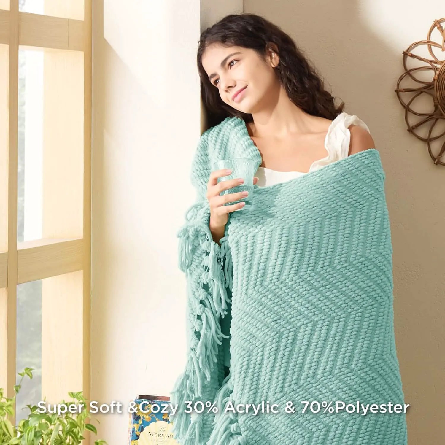 Multi-Purpose Knit Chenille Blanket