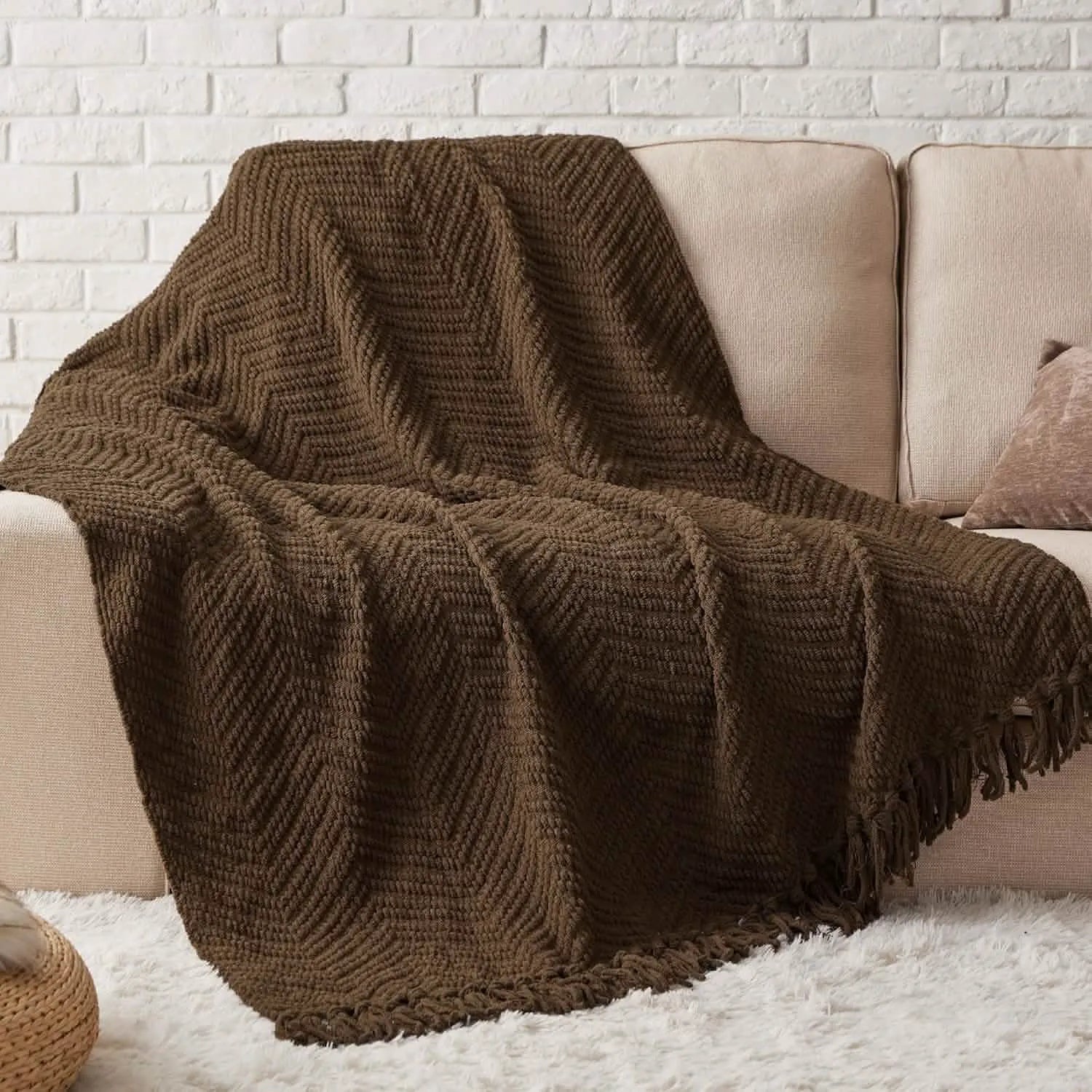 Multi-Purpose Knit Chenille Blanket
