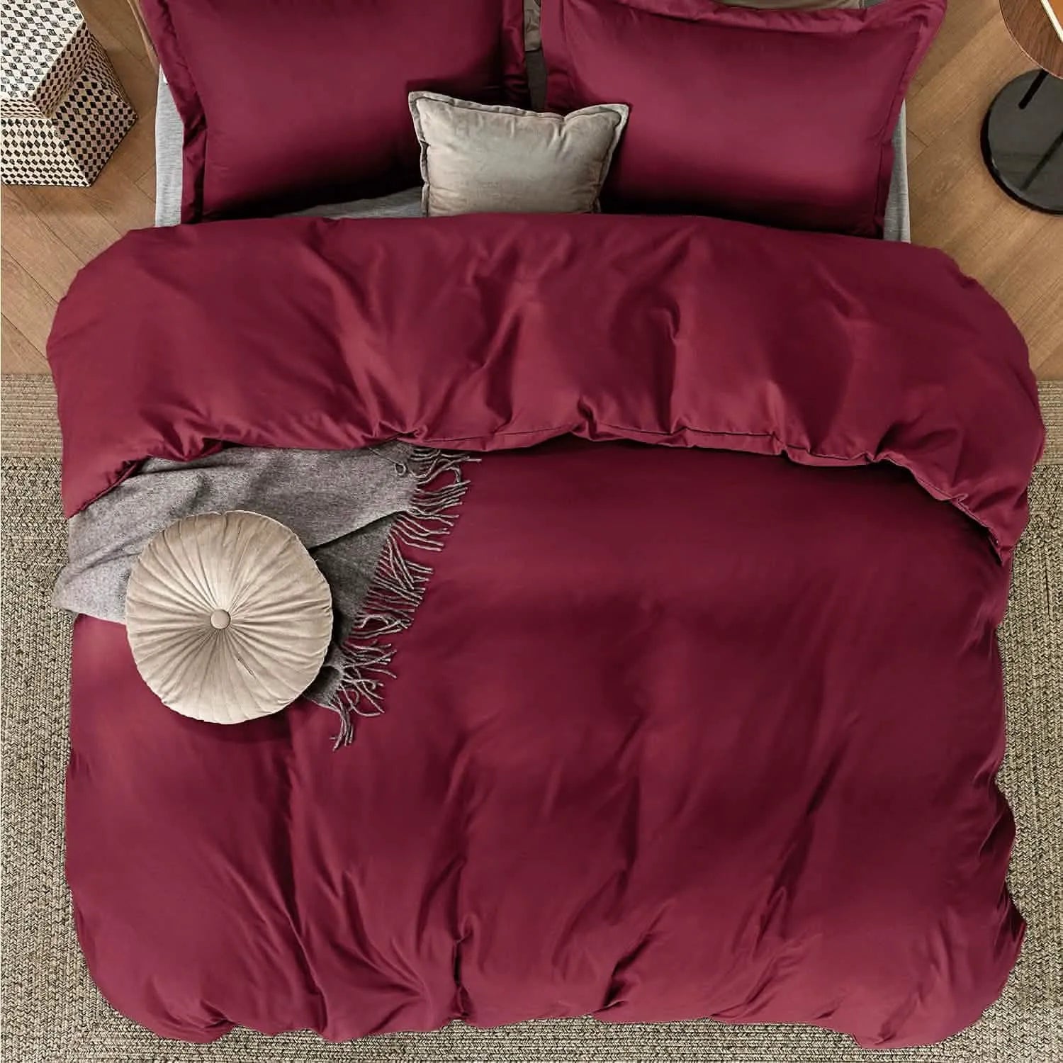 Brushed Microfiber Duvet Cover Set