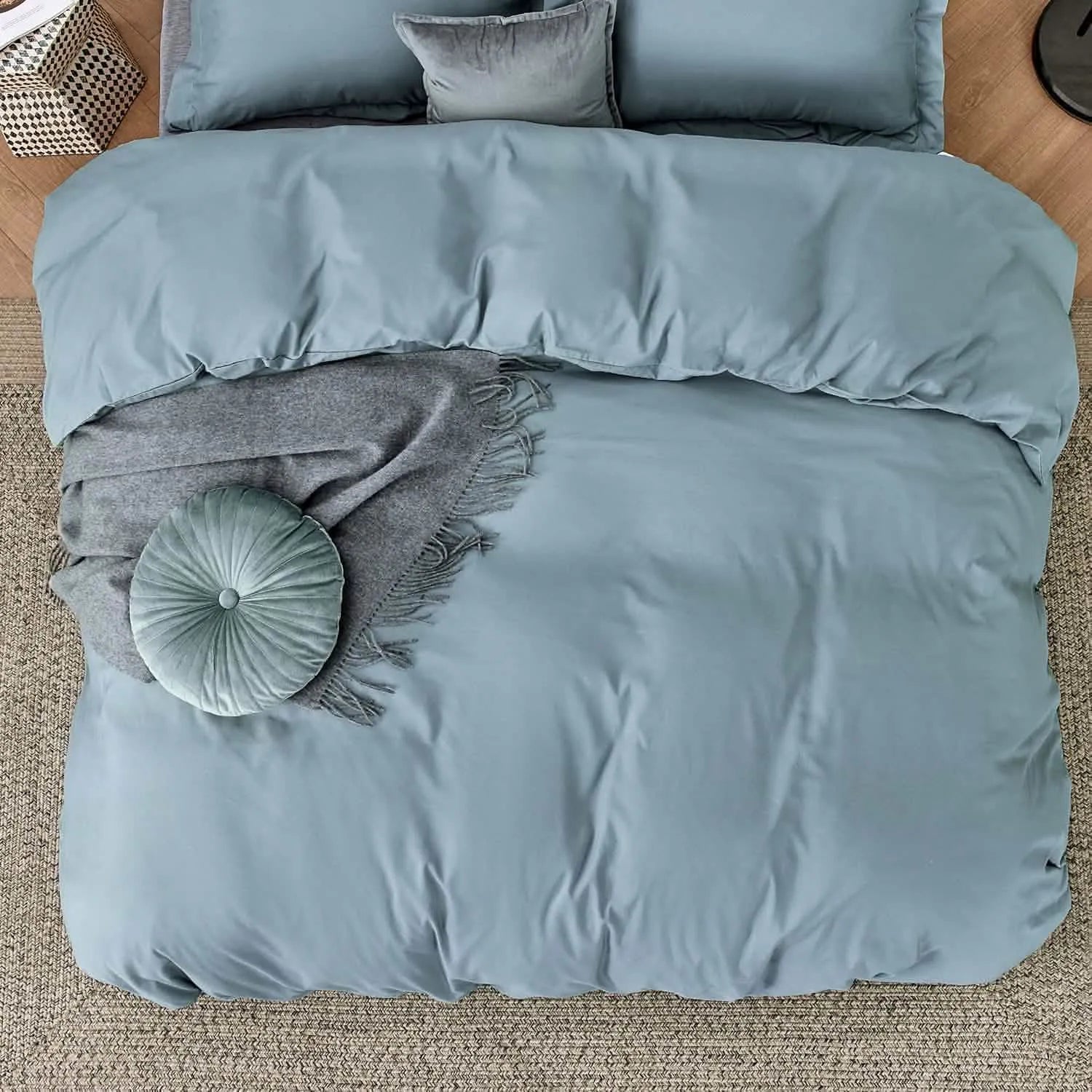 Brushed Microfiber Duvet Cover Set