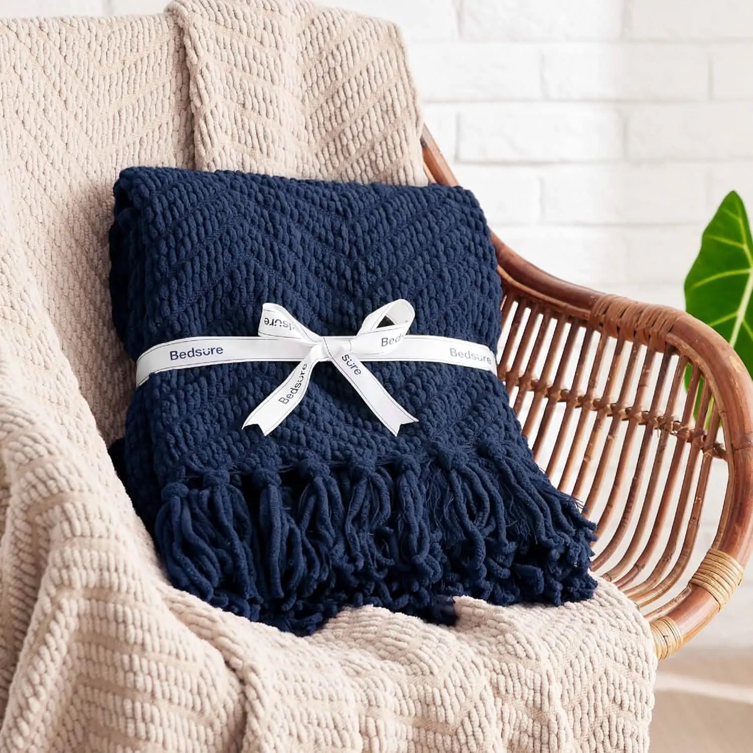 Multi-Purpose Knit Chenille Blanket