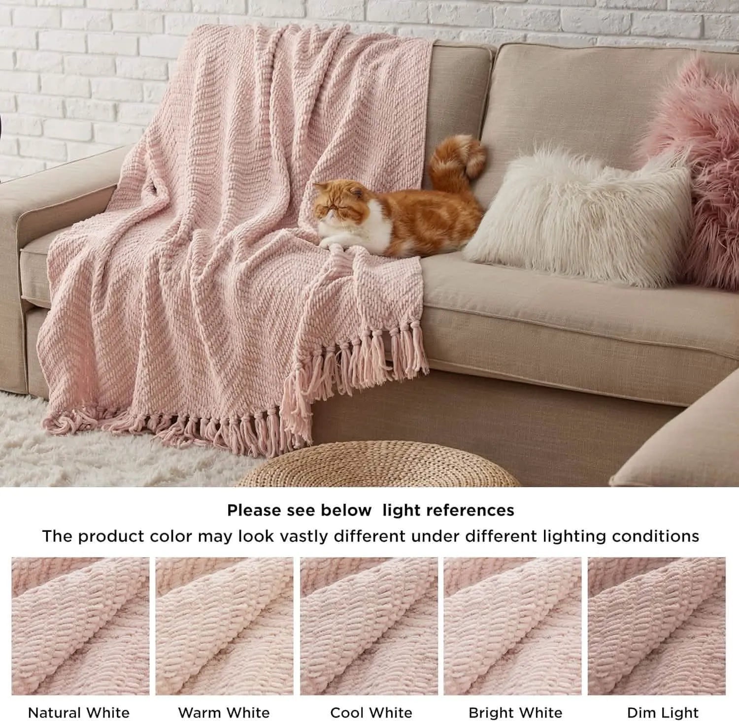 Multi-Purpose Knit Chenille Blanket