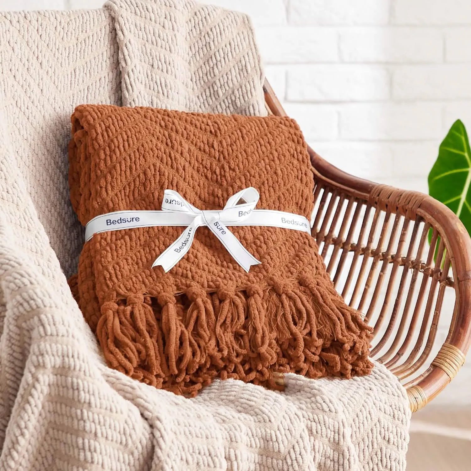 Multi-Purpose Knit Chenille Blanket