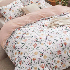 Reversible Light Duvet Cover Set