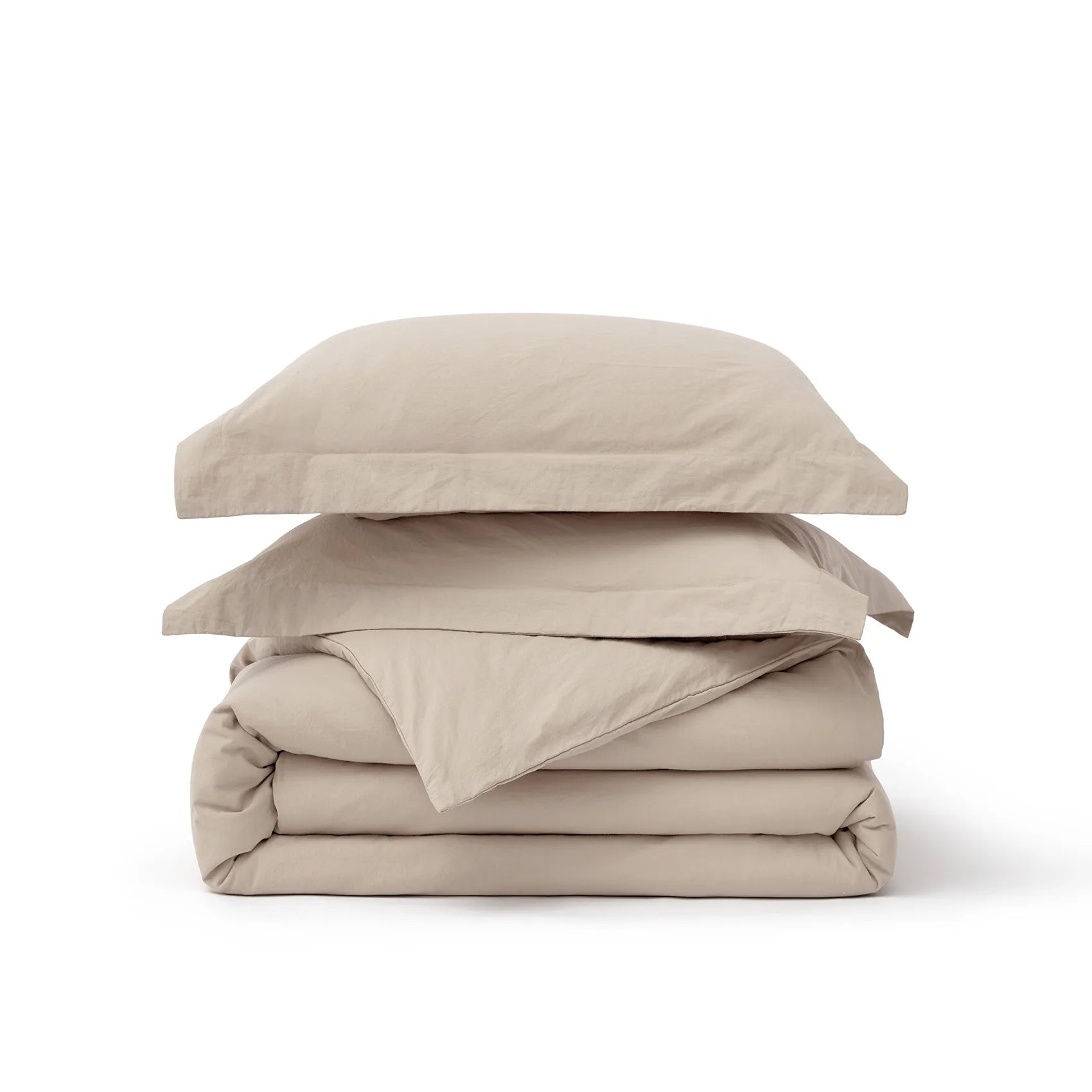 PureWoven™ Washed Cotton Duvet Cover Set