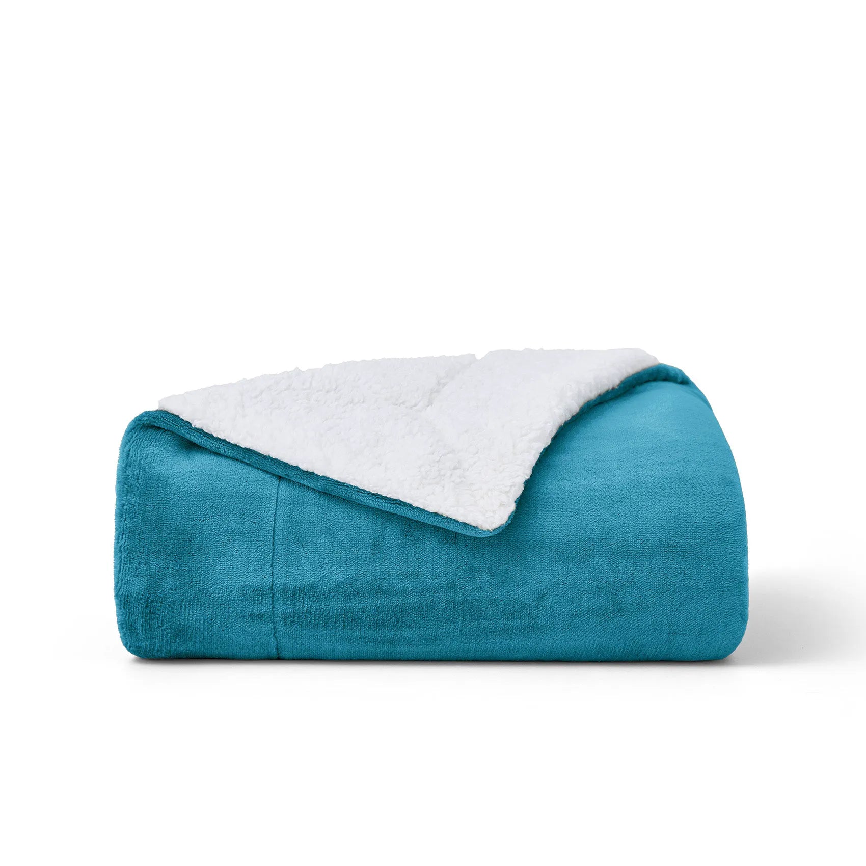 Cozy Sherpa Fleece Throw Blanket