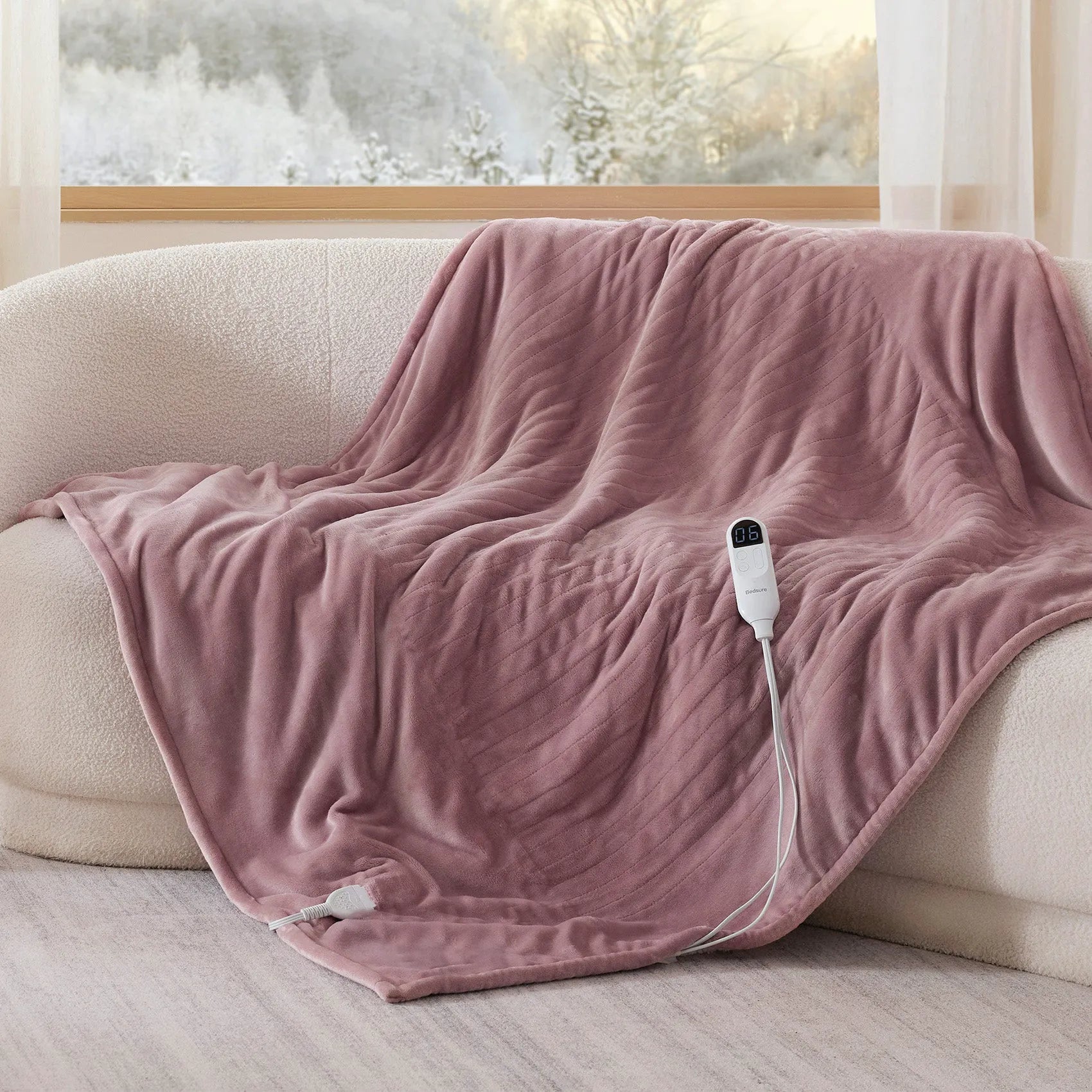Heated Flannel Blanket