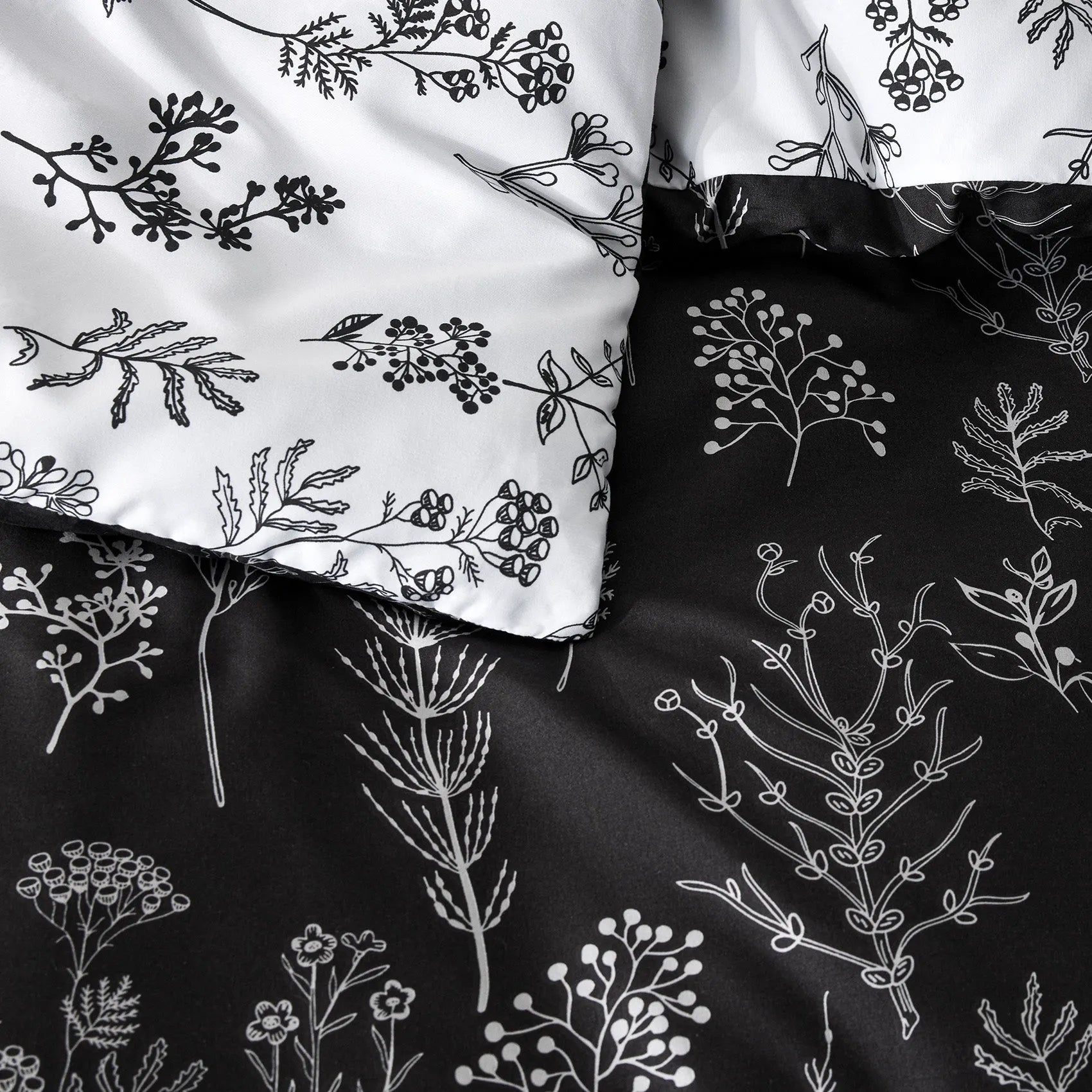 Reversible Floral Duvet Cover Set