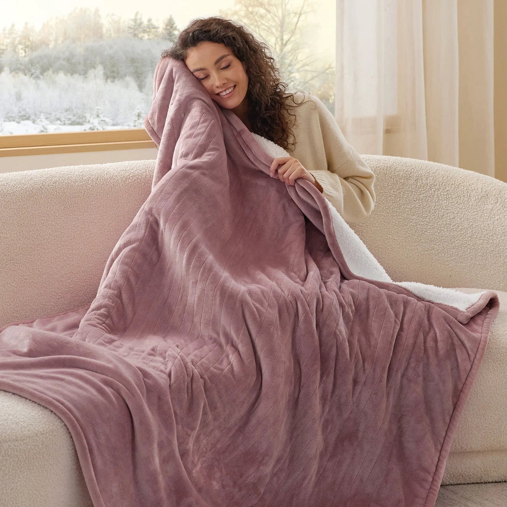 Heated Flannel Blanket