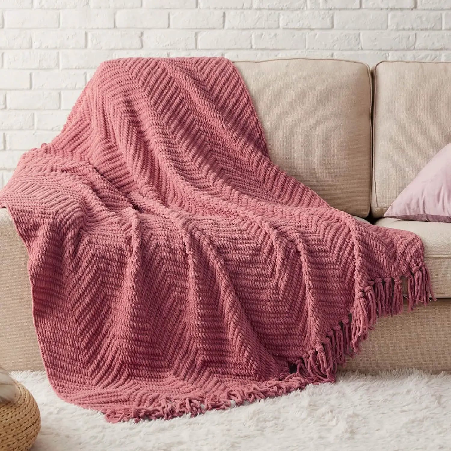 Multi-Purpose Knit Chenille Blanket