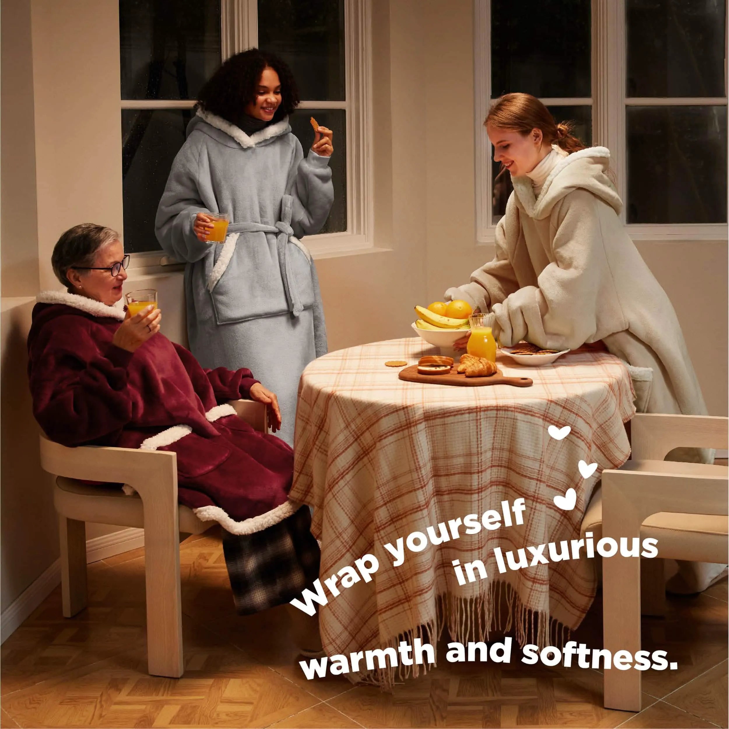 Sherpa Fleece Blanket Hoodie