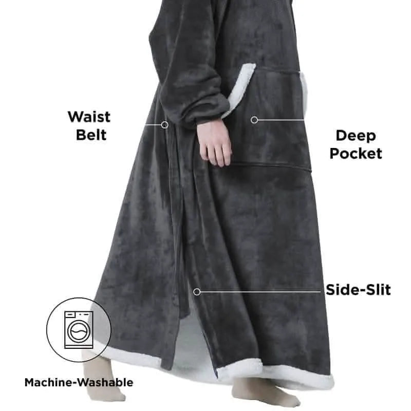 Sherpa Fleece Blanket Hoodie