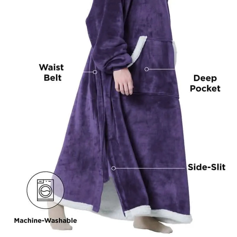Sherpa Fleece Blanket Hoodie