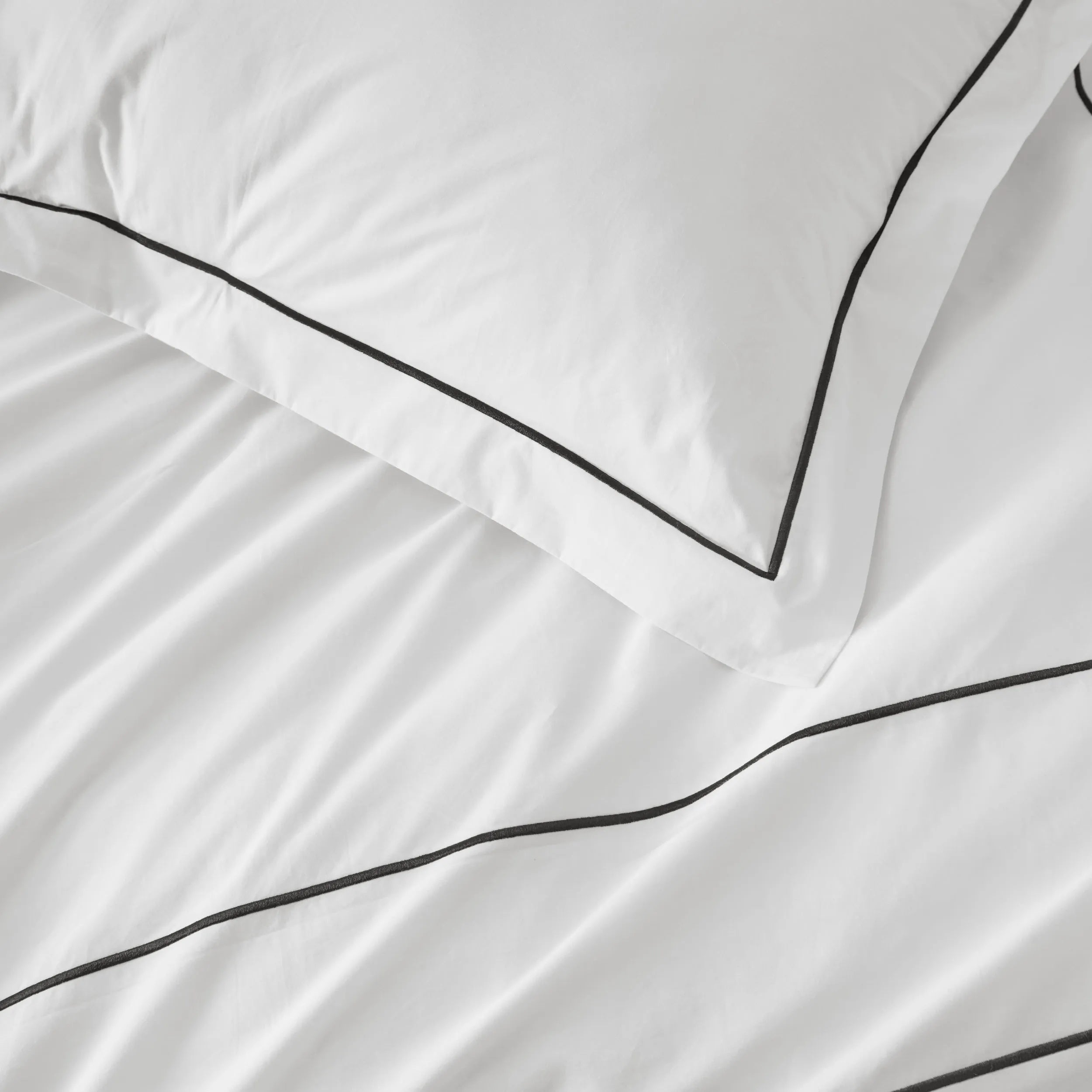 PureWoven™ Cotton Embroidered Hotel Duvet Cover Set